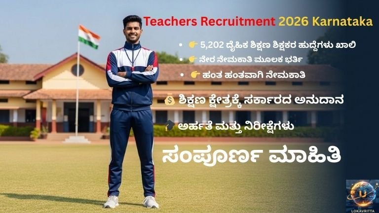 5,202 ದೈಹಿಕ ಶಿಕ್ಷಕರ ನೇಮಕಾತಿ ಘೋಷಣೆ! ಇಂದೇ ತಿಳಿದುಕೊಳ್ಳಿ