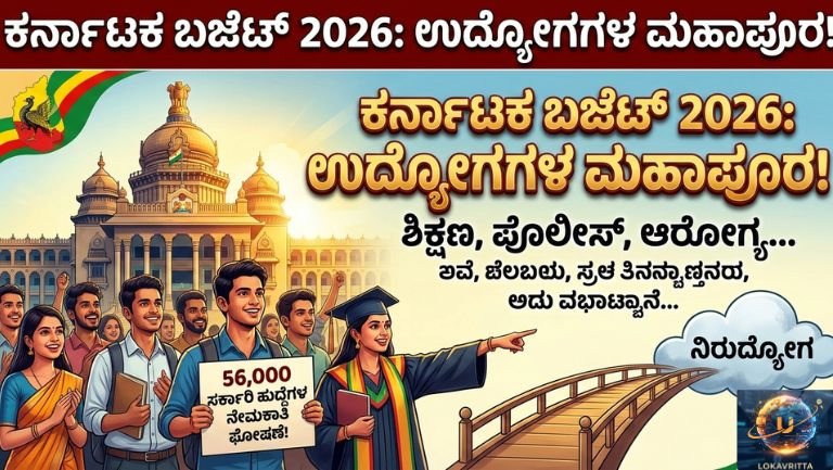 Karnataka Budget 2026 Jobs: 56 ಸಾವಿರ ಸರ್ಕಾರಿ ಹುದ್ದೆಗಳ ನೇಮಕಾತಿ ಘೋಷಣೆ